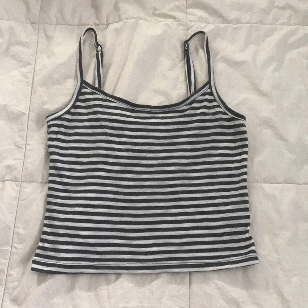 striped crop top